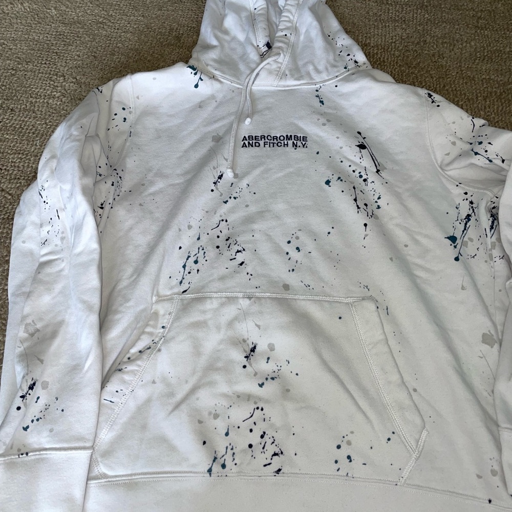Abercrombie & Fitch paint Splatter hoodie